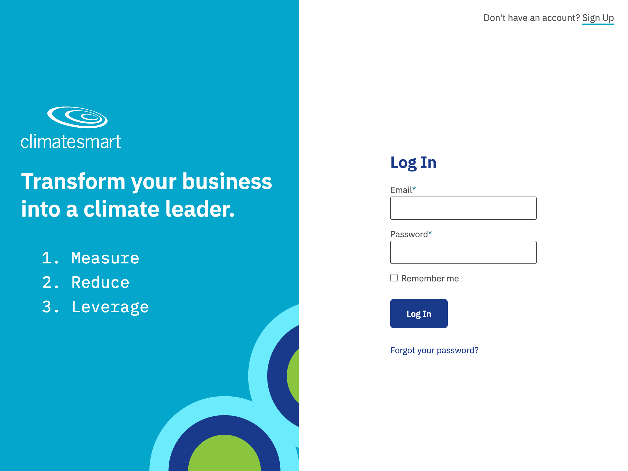 Climate Smart login